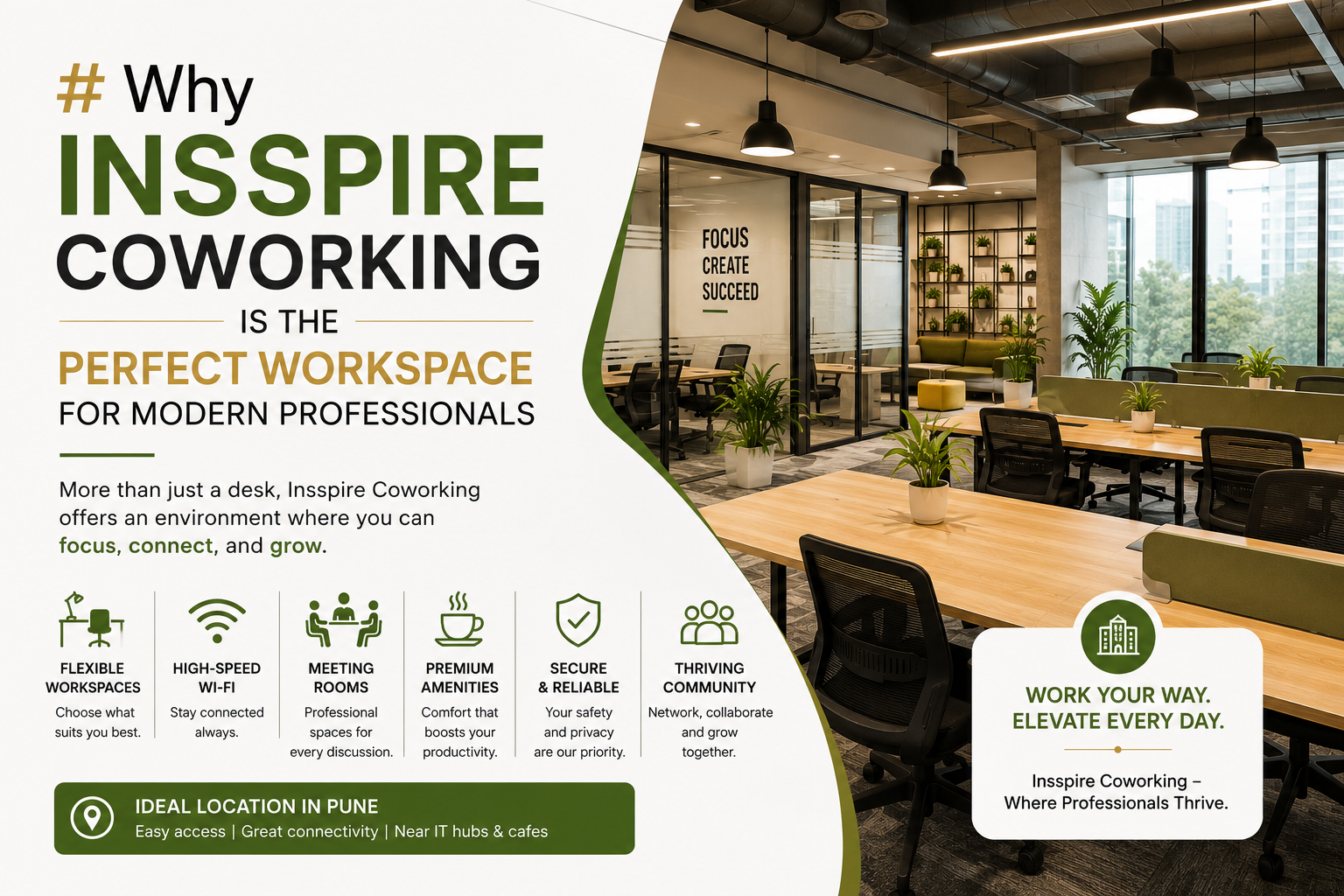 Why Insspire Coworking Is the Perfect Workspace for Modern Professionals
